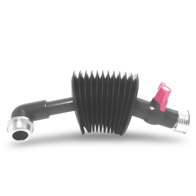 Gas mask rubber rebreathing belows