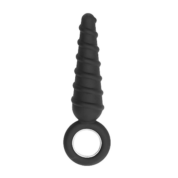Anal Plugs SONO N°60 Anal Plug With Metal Ring 17.5 cm 10208