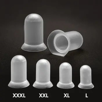 Ventouses tétons Mr-S-Leather Supple Nips, 4 tailles | Dark-Ink