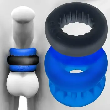 OXBALLS ULTRACORE – CORE Ballstretcher + AXIS PLUS+silicone Ring