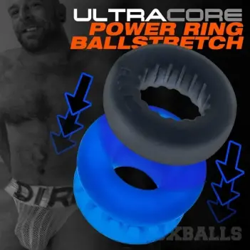 OXBALLS ULTRACORE – CORE Ballstretcher + AXIS PLUS+silicone Ring