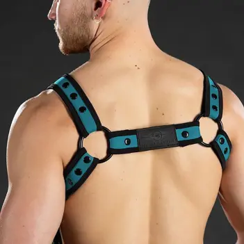 Arnés neopreno Neo Bold Crossbow Mr S Leather, 4 colores | Dark-Ink