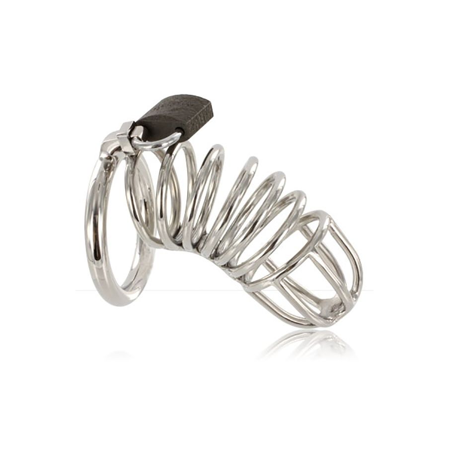Spiral Cage De Chasteté acier 10928