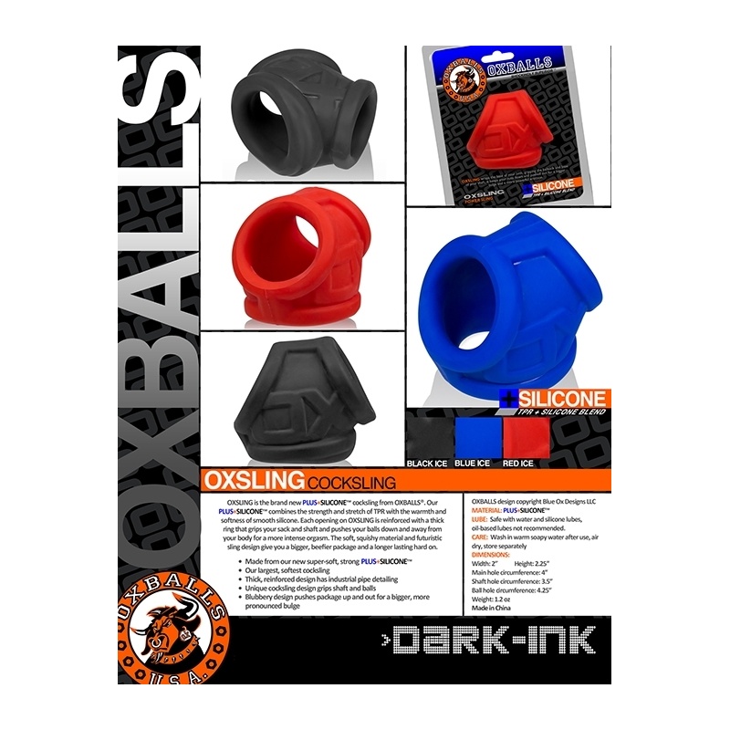 Oxsling cocksling mate negra 11016