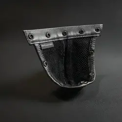 Perforated pouch solid front stripe