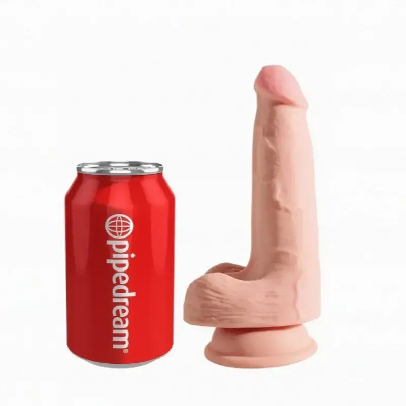 Gode King Cock Plus 5" Triple Density avec testicules | Dark-Ink