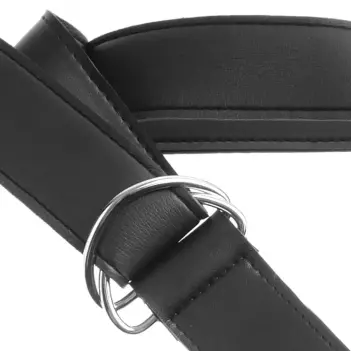 King Cock 9" Strap-On Harness with Realistic Cock | Dark-Ink