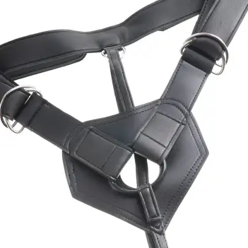 Arnés strap-on King Cock 9" con dildo realista | Dark-Ink