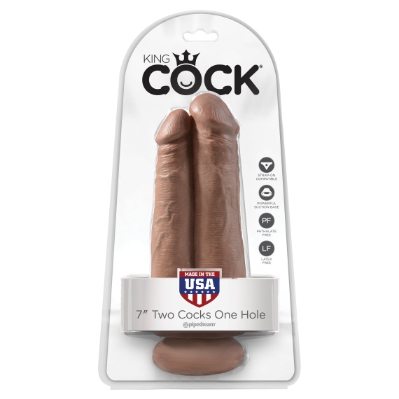 XXL-Dildos King Cock KING COCK Unbeschnittener Dildo 20 Cm 11713
