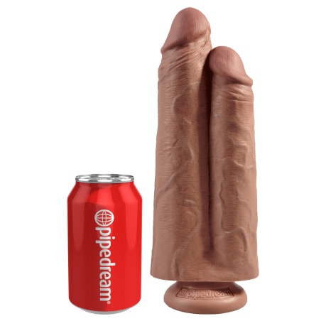 KING COCK Double realistic dildo 25cm 11717