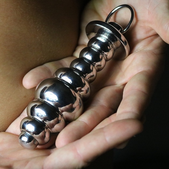 Butt Plug Dark-Line Plug Tunnel Anillado Ze Ribbed 11808