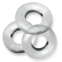 Fat willy 3-pack thick no-roll cockrings