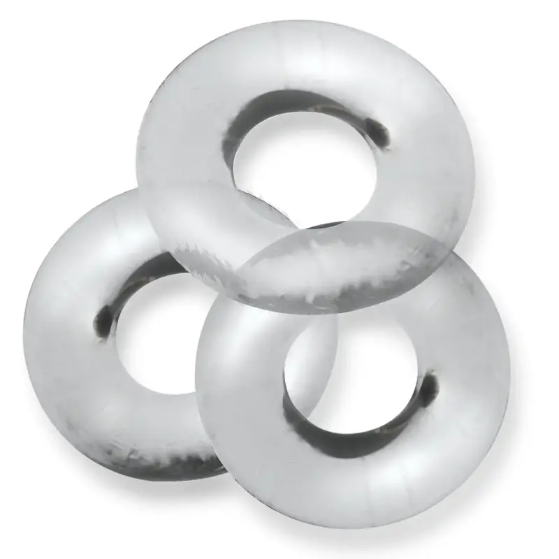 Cockring Oxballs Fat Willy 3-pack, Flextpr™ sin rodamiento | Dark-Ink