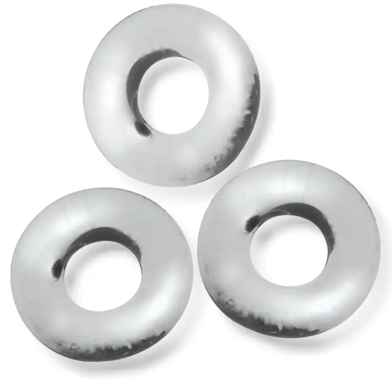 Cockring Oxballs Fat Willy 3-pack, Flextpr™ sin rodamiento | Dark-Ink