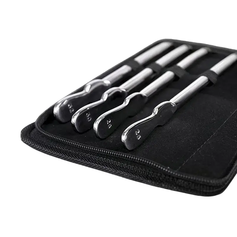 Sondas uretrales Van Buren DARKLINE, 8 piezas 6-10,5mm | Dark-Ink