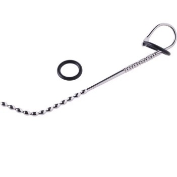 Multi beads metal urethral sound
