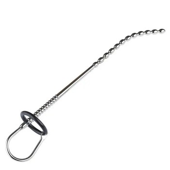Multi beads metal urethral sound