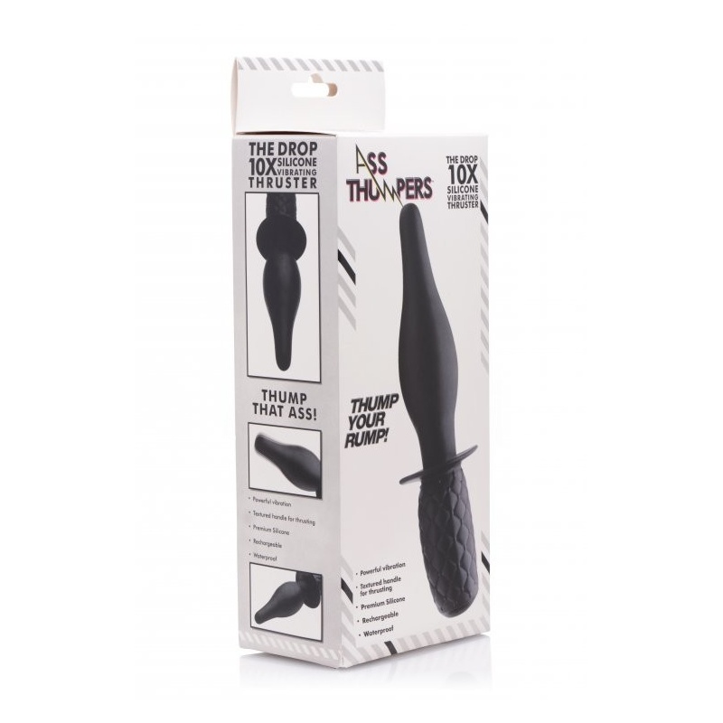 The Drop 10x Silicone Vibrating Thruster 12462