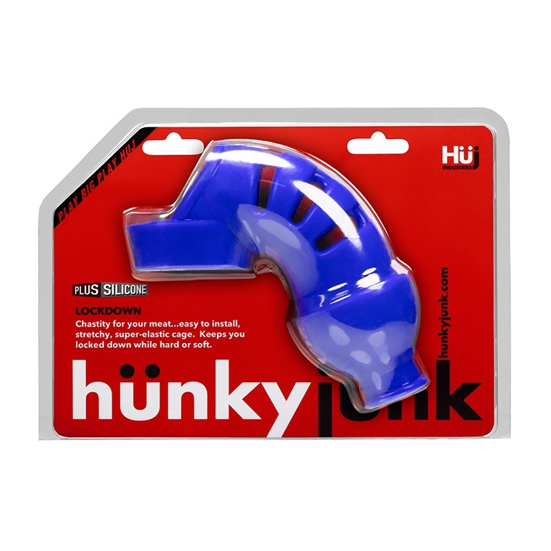 Lockdown chastity cage cobalt 12609