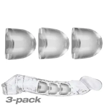 Oxballs ADJUSTfit Penishülle Inserts 3er-Pack Clear | Dark-Ink