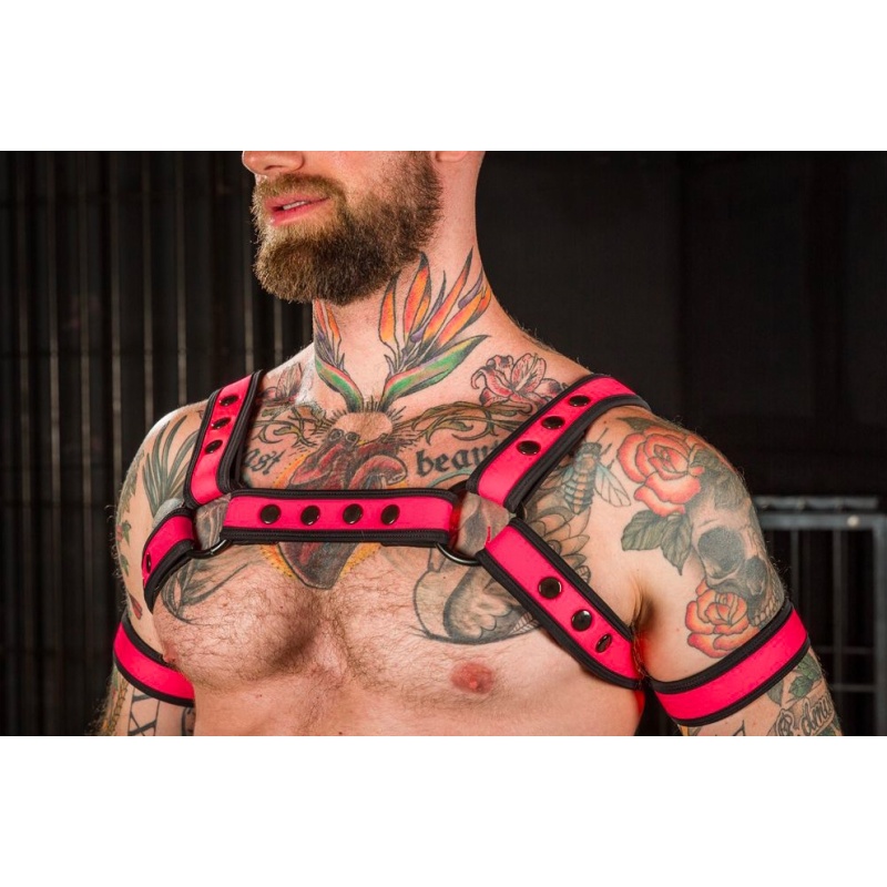 Neo Bold Bulldog Harness Rose 13101
