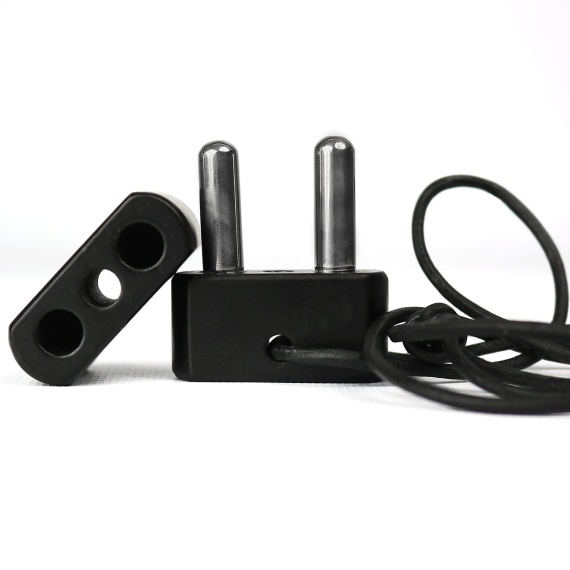 Zubehör für Poppers Dark-Line Doppel-Inhalator Poppers Edelstahl 13198