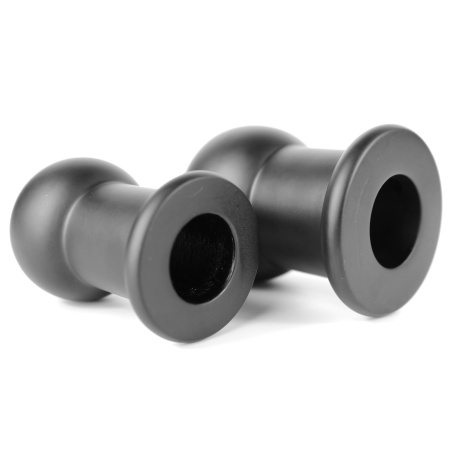 ANAL STRETCHER PLUG ALUMINIUM BLACK 13854