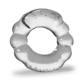 Oxballs 6-Pack Cockring, Ball-Flange, FLEXtpr | Dark-Ink