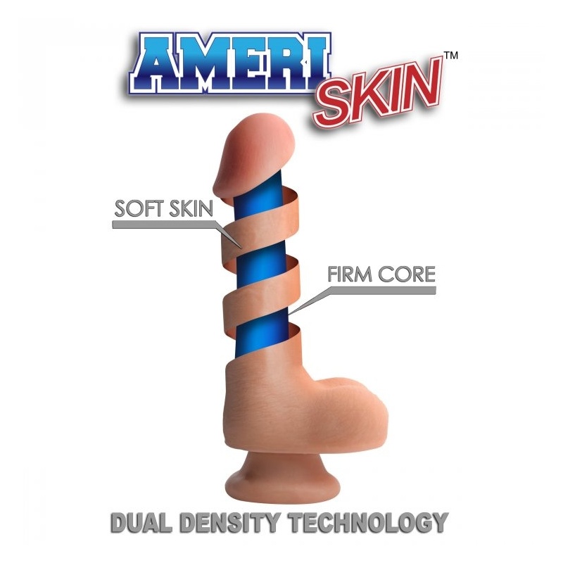 9" Ultra Real Dual Layer W/Suction Dildo 14451