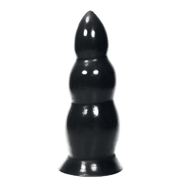 PVC butt plug ALL BLACK 14699