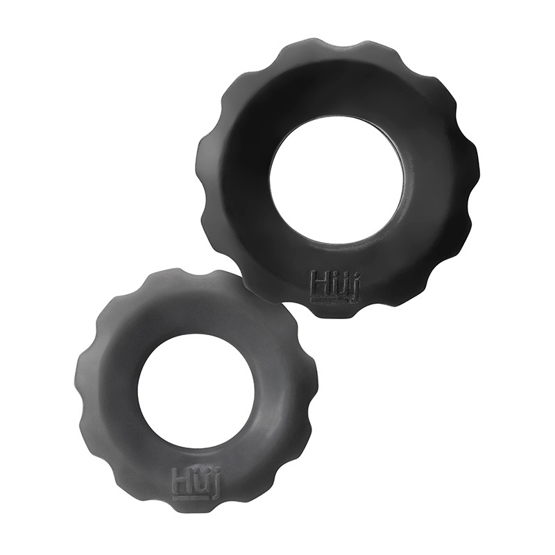 Cog 2-size c-ring pack negro y gris 14891