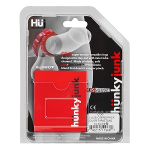 Cog 2-size c-ring pack negro y gris 14896