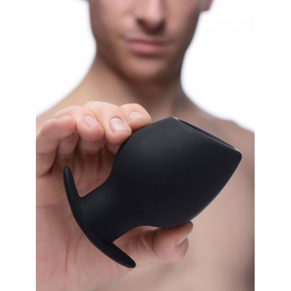 Ass Goblet Silicone Hollow Anal Plug - Large MASTER SERIES - 1