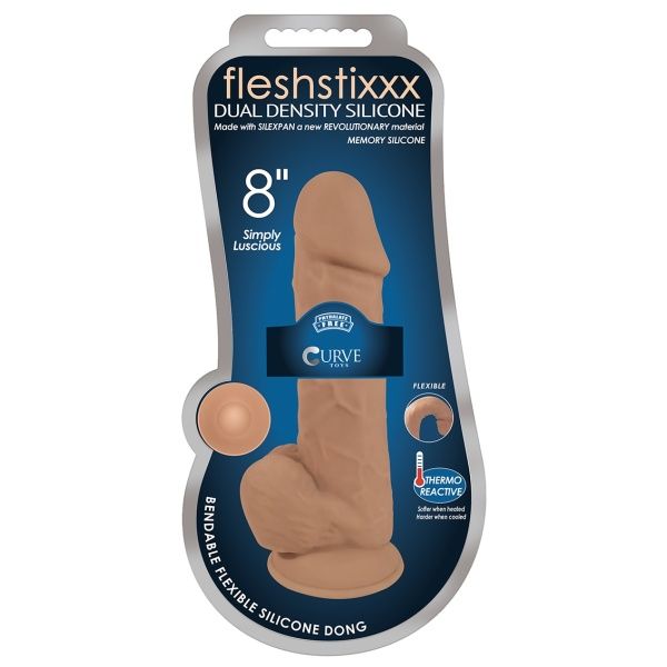 Realistic dildo Curve Toys 15387