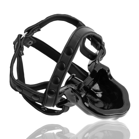 Watersport strap-on urinal gag noir 15835