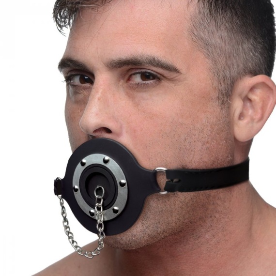 Mordaza Master Series Pie Hole Bondage Gag Con Cierre 15883