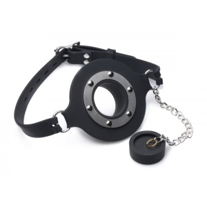 Pie Hole Bondage Gag Con Cierre 15884