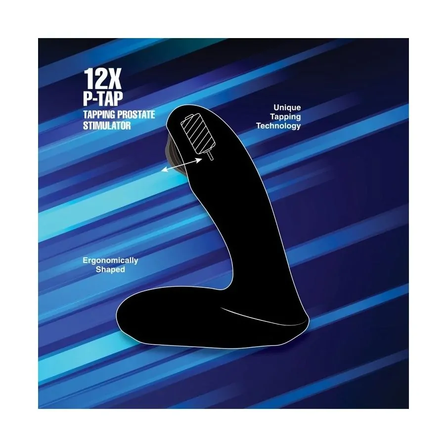 12x P-Pulse Tapping Prostate Stimulator 16012