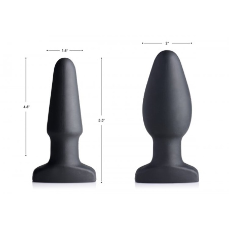 Remote Control Inflatable Vibrating Anal Plug 10x 16029