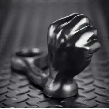 Oxballs Punch Faust-Analplug Asslock, integrierter Cockring | Dark-Ink
