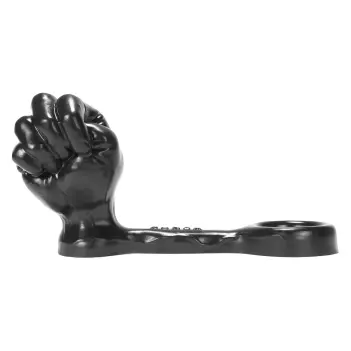 Oxballs Punch Faust-Analplug Asslock, integrierter Cockring | Dark-Ink