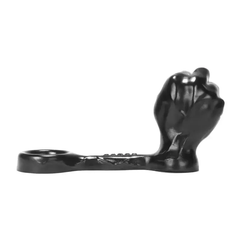 Oxballs Punch Faust-Analplug Asslock, integrierter Cockring | Dark-Ink