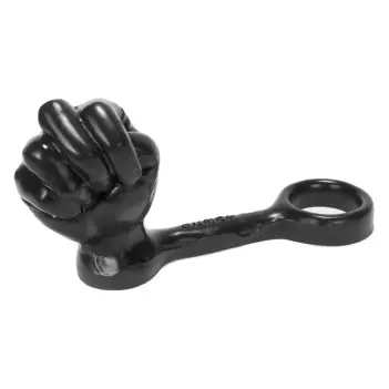 Oxballs Punch Faust-Analplug Asslock, integrierter Cockring | Dark-Ink