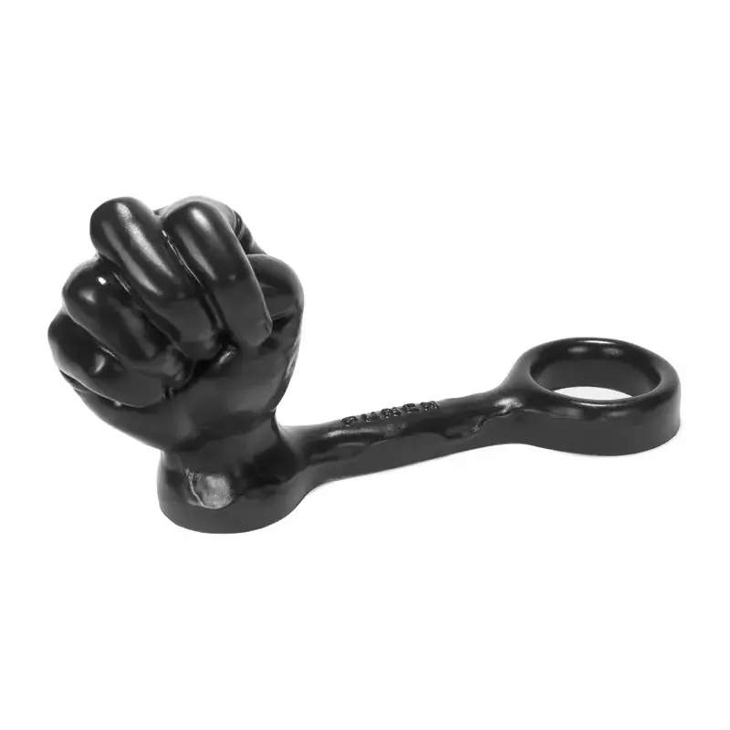 Oxballs Punch Faust-Analplug Asslock, integrierter Cockring | Dark-Ink