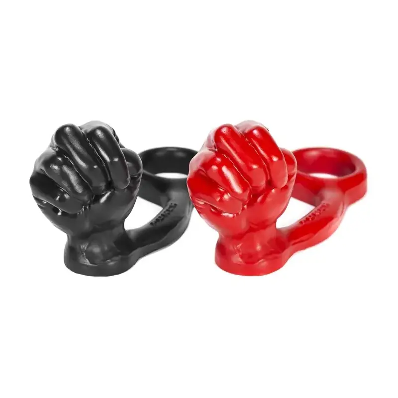 Oxballs Punch Faust-Analplug Asslock, integrierter Cockring | Dark-Ink