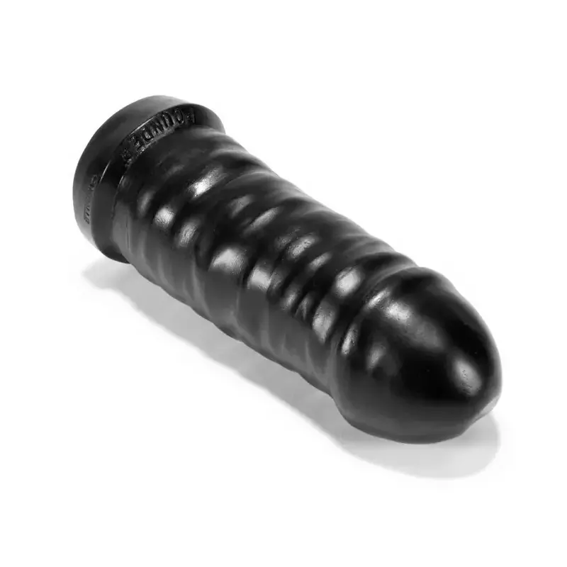 Pounder rippled wide gaper dildo