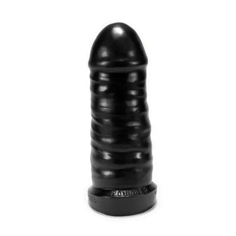 Pounder rippled wide gaper dildo