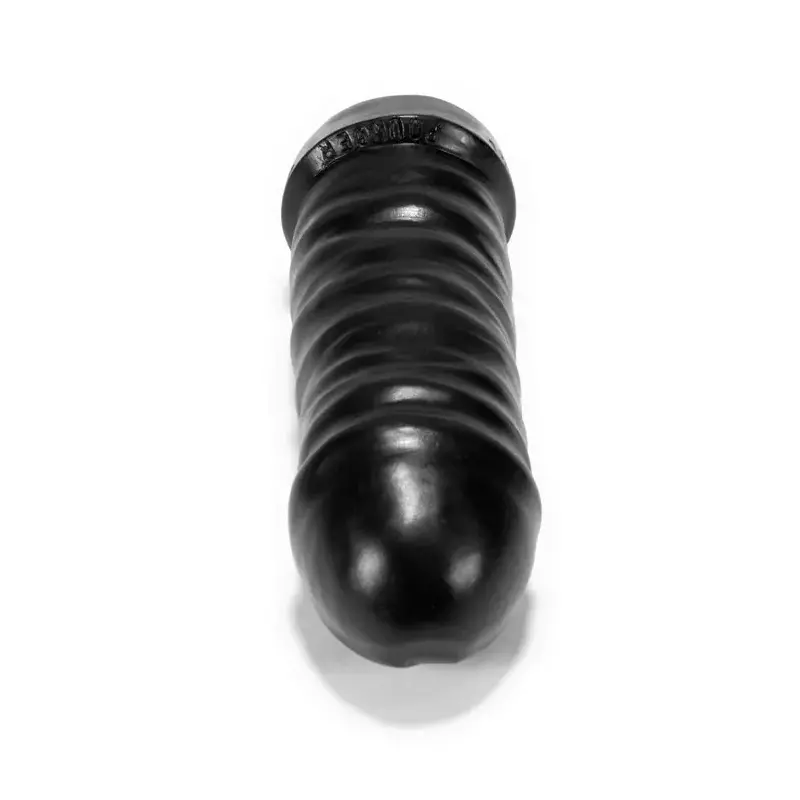 Pounder rippled wide gaper dildo