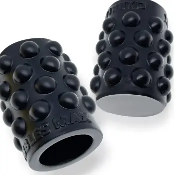 Oxballs Bubbles Nipple Suckers, Platinum Silicone, 2-pack | Dark-Ink