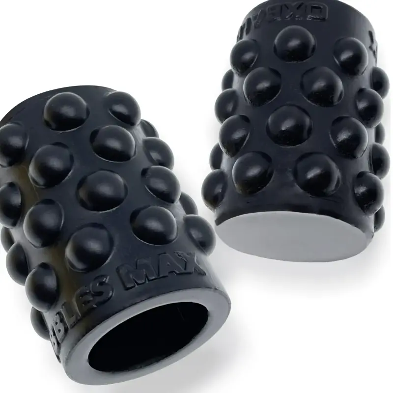 Oxballs Bubbles Nipple Suckers, Platinum Silicone, 2-pack | Dark-Ink